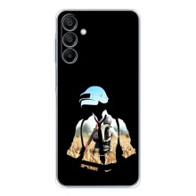 Силиконовый чехол с картинкой "Герой Pubg" на Samsung Galaxy A16 (Пубг мен)