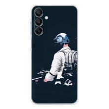 Силиконовый чехол с картинкой "Герой Pubg" на Samsung Galaxy A16 (В экиперовке)