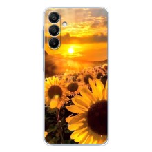 Чехол с Цветами для Samsung Galaxy A16 (поле подсолнухов)