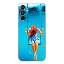 Чехол Стильные девушки на Samsung Galaxy A16 (Девушка на качели)