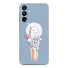 Чехол Unicorn на Samsung Galaxy A16 – Единорог космонавт