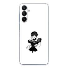 Чехлы Венсдей на Samsung Galaxy A16 Уэнсдей (AlphaPrint) (танец Уэнздей)