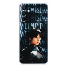 Чехлы Венсдей на Samsung Galaxy A16 Уэнсдей (AlphaPrint) (Уэнздей кошка)