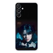 Чехлы Венсдей на Samsung Galaxy A16 Уэнсдей (AlphaPrint) (взгляд Уэнздей)