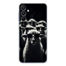 Чехол с принтом стильные животные для Гелекси А16 (Овечка в очках)