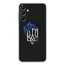 Чохол з українським гербом на Samsung Galaxy A16 – Герб з квіткою