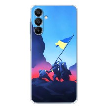 Чохол з українським воїном на Samsung Galaxy A16 – Український прапор