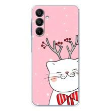 Новогодние Чехлы для Гелекси А16 (VPrint) (Зимний кот)