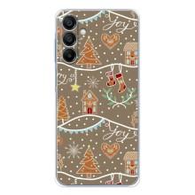 Новогодние, Праздничные Чехлы для Samsung Galaxy A16 - 2024 год (Новогодние пряники)