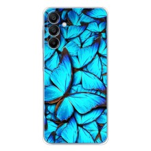 Силиконовый бампер с картинкой животных для Samsung Galaxy A16 (Крылья бабочек)