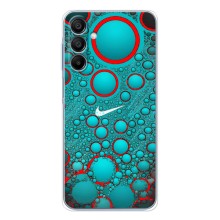 Силиконовый Чехол на Samsung Galaxy A16 с картинкой Nike (Найк зеленый)