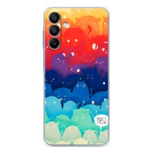 Силиконовый чехол с котиком для Samsung Galaxy A16 – Mew