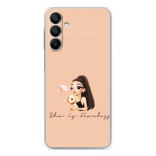 Силиконовый Чехол на Samsung Galaxy A16 с картинкой Стильных Девушек – С собакой