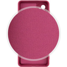 Чехол Silicone Cover Lakshmi Full Camera (AA) для Samsung Galaxy A17 5G – Бордовый