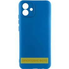 Чехол TPU GETMAN Liquid Silk Full Camera для Samsung Galaxy A17 5G – Синий