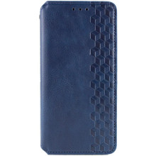 Шкіряний чохол-книжка GETMAN Cubic (PU) для Samsung Galaxy A17 5G – Синій
