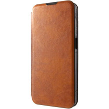 Кожаный чехол-книжка Belora для Samsung Galaxy A17 5G – Коричневый