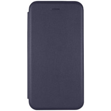 Кожаный чехол-книжка Classy для Samsung Galaxy A17 4G/5G – Темно-синий