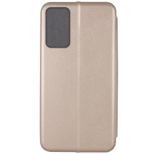 Кожаный чехол-книжка Classy для Samsung Galaxy A17 4G/5G – Золотой