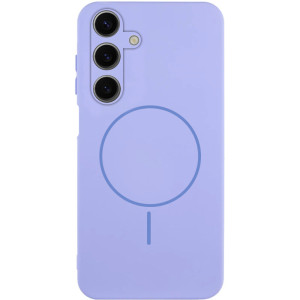 Чехол Silicone Cover Lakshmi Full Camera (AA) with Magnetic Fit для Samsung Galaxy A17 4G/5G – Сиреневый