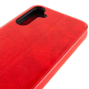 Кожаный чехол-книжка Belora для Samsung Galaxy A18 / A17 / A26 – Красный