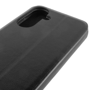 Шкіряний чохол-книжка Belora для Samsung Galaxy A18 / A17 / A26 – Чорний