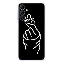 Чехлы (Знак сердечка) на Samsung Galaxy A17 – Сердце на черном