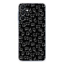 Чохол на тематику: Коти для Samsung Galaxy A17 (Котики на чорному)