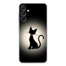 Чохол з принтом для Samsung Galaxy A17 (AlphaPrint) Модні коти (Силует котика)