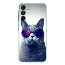 Чохол з принтом для Samsung Galaxy A17 (AlphaPrint) Модні коти (Стильний кіт)