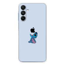 Чехол с принтом Стич на Samsung Galaxy A17 (Stitch apple)