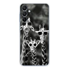 Силіконовий чохол з КАРТИНКАМИ літо для Samsung Galaxy A17 (AlphaPrint) (Жирафи в окулярах)