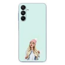 Силіконовый Чохол на Samsung Galaxy A17 з картинкой Модных девушек (В шапці)