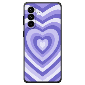 Чохли з тематикою "Маленькі Сердчеки" на Samsung Galaxy A18 4G (Серце фіолет)
