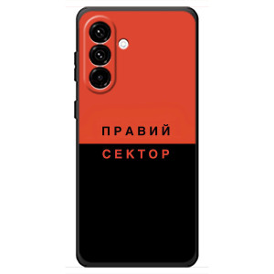 Чехлы УПА (Красно-Чёрный) на Samsung Galaxy A18 4G – Правый Серктор