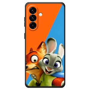 Чехлы ЗВЕРОПОЛИС для Samsung Galaxy A18 4G (Ник и Хопс)