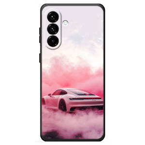 Чехол с авто Порше для Samsung Galaxy A18 4G – Розовый Порше