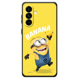 Мультяшный принт на Чехол для Самсунг Галакси А18 4Г – Banana