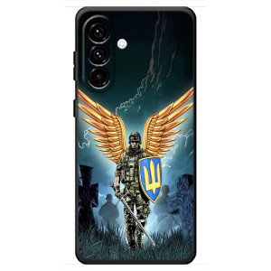Патриотический Чехол для Samsung Galaxy A18 4G (ЗСУ з крильями)