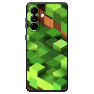 Чехлы для Samsung Galaxy A18 4G (Персонажи Майн Крафт) (Текстура)