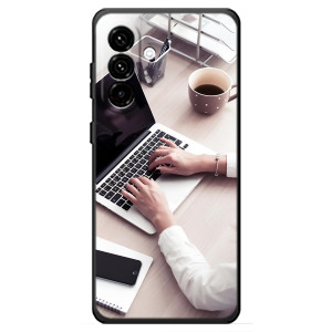 Силиконовый бампер (Работники) на Samsung Galaxy A18 4G – Офисный работник