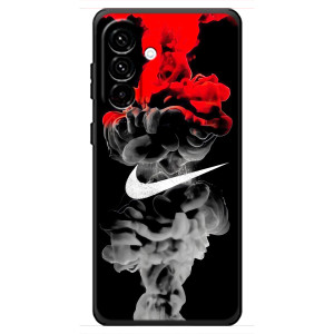Силиконовый Чехол на Samsung Galaxy A18 4G с картинкой Nike – Nike дым