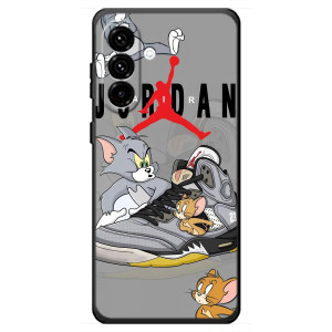 Силиконовый Чехол Nike Air Jordan на Самсунг Галакси А18 4Г – Air Jordan