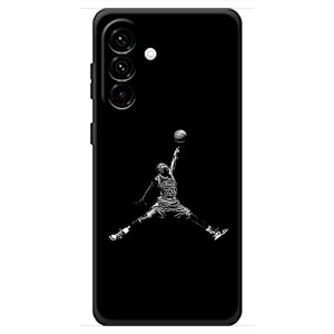 Силиконовый Чехол Nike Air Jordan на Самсунг Галакси А18 4Г – Джордан