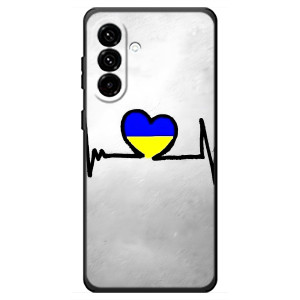 Силиконовый Чехол на Samsung Galaxy A18 4G (Я-Украина) – Украинская кардиограмма