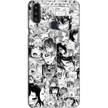 Чехлы Персонажи Аниме Наруто для Samsung Galaxy A20s (A207) (AlphaPrint) (Ahegao manga)