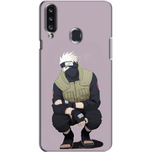 Чехлы Персонажи Аниме Наруто для Samsung Galaxy A20s (A207) (AlphaPrint) (Какаши)