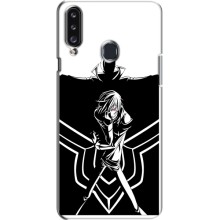 Чехлы Персонажи Аниме Наруто для Samsung Galaxy A20s (A207) (AlphaPrint) (Лелуш-АРТ)