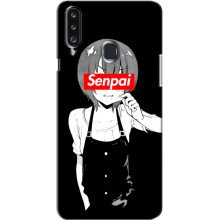 Чехлы Персонажи Аниме Наруто для Samsung Galaxy A20s (A207) (AlphaPrint) (Senpai)