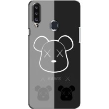 Чехлы для Samsung Galaxy A20s (A207) - Bearbrick Louis Vuitton (PREMIUMPrint) (БеарБрик глаза)